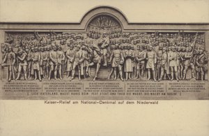 Le Kaiser, relief sur le Nationaldenkmal, monument commémorant l
