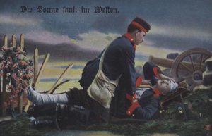 Le soleil se couche à l