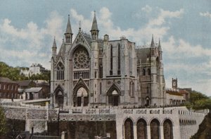Irlande du Sud : Cathédrale Saint-Colman, Queenstown, Comté de Cork (photo en couleur)