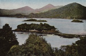 Irlande du Sud : Montagne de Sugar Loaf, Glengarriff, Comté de Cork (photo en couleur)