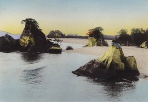 Japon, vers 1912 : Matsushima, dans la mer intérieure, l