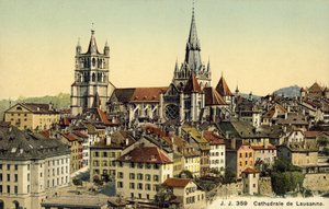 Cathédrale de Lausanne (photo couleur)