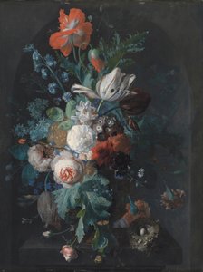 Vase avec des fleurs, de Jan Van Huysum - Pictufy