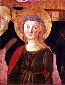 Saint Pierre Martyr et une Sainte (détail)