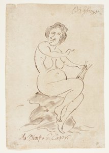 La Nymphe de Capri - Pier Leone Ghezzi