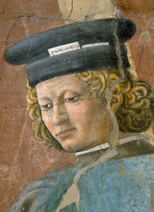 La Légende de la Vraie Croix, la Torture du Juif, bourreau (détail)
