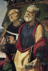 Saint Pierre et Saint Philippe Benizi (détail)