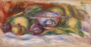 Écuelle, figues et pommes - Pierre-Auguste Renoir
