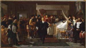 Honneurs rendus à Raphaël sur son lit de mort - Pierre Nolasque Bergeret
