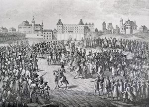 Entrée triomphale des Français à Varsovie, 28 novembre 1806 - Pierre Adrien Le Beau