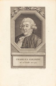 Charles Goldoni - Pierre Adrien Le Beau after Charles Nicolas Cochin II