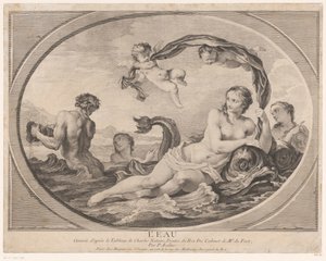 Allégorie avec Amphitrite - Pierre Alexandre Aveline