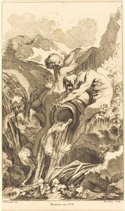 Satyre, nymphe et dieu de la rivière, en ou après 1736 - Pierre Alexandre Aveline