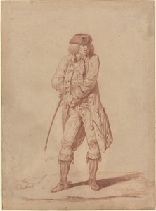 Gentleman avec une cravache - Pierre Alexandre Wille