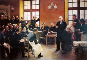 Une leçon clinique avec le docteur Charcot à la Salpêtrière - Pierre Andre Brouillet