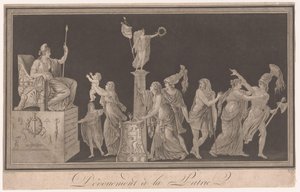 Allégorie de la dévotion à la France - Pierre Antoine Demachy