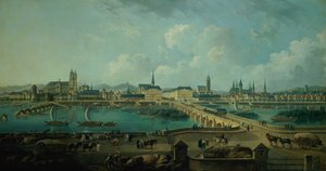 Vue panoramique de Tours, 1787