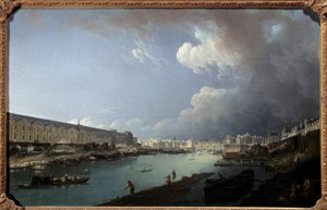 Vue du Louvre et de l