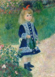 Une Fille avec un Arrosoir, 1876 - Pierre Auguste Renoir