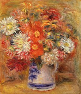 Chrysanthèmes dans un vase