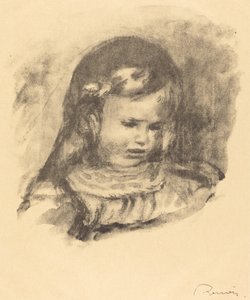 Claude Renoir, tête baissée, 1904
