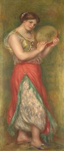 Danseuse avec un tambourin