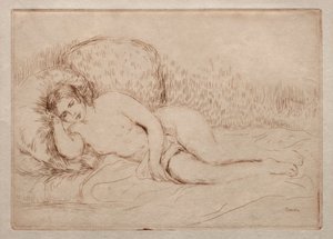 Femme nue couchée