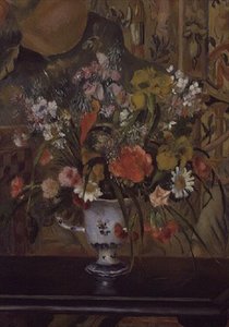 Fleurs dans un vase - Pierre Auguste Renoir