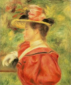 Fille avec un gant, c.1890