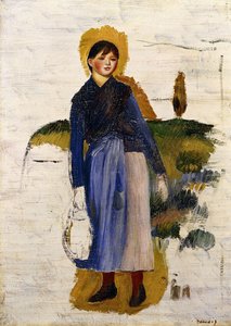 Fille avec des bas rouges, 1886