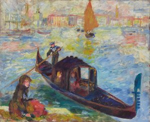 Gondole, Venise, 1881