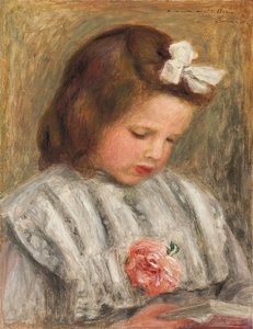 Tête de fillette, vers 1893 - Pierre Auguste Renoir