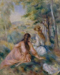 Dans le pré, 1888-92 - Pierre Auguste Renoir