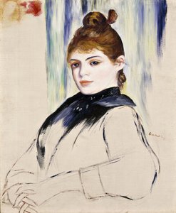 Jeune fille au chignon - Pierre Auguste Renoir