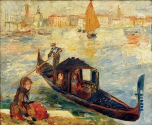 Le Grand Canal, Venise (Gondole)