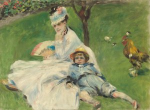 Madame Monet et son fils
