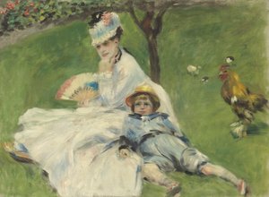 Madame Monet et son fils, 1874