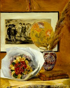Nature morte au bouquet - Pierre Auguste Renoir