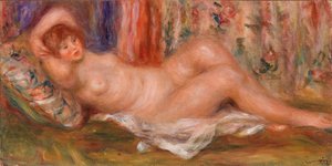 Femme nue couchée sur le dos - Pierre Auguste Renoir