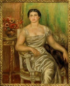 Portrait de la poétesse Alice Vallières-Merzbach
