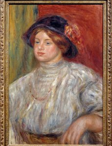 Portrait de Gabrielle au chapeau - Pierre Auguste Renoir