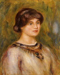Portrait de Marie Lestringuez - Pierre Auguste Renoir