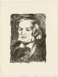 Portrait de Richard Wagner - Pierre Auguste Renoir