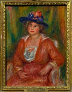 Portrait de femme assise