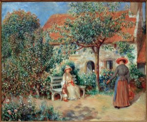 Scène du jardin en Bretagne - Pierre Auguste Renoir