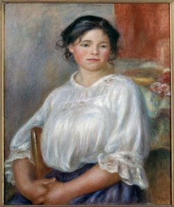 Jeune fille assise