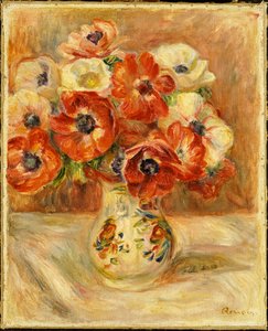 Nature morte avec des anémones
