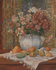 Nature morte avec fleurs et figues de Barbarie, c.1885