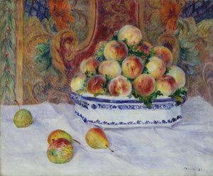 Nature Morte avec Pêches - Pierre Auguste Renoir