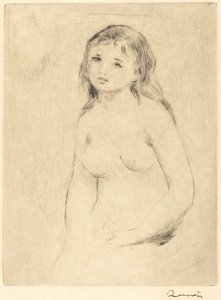 Étude pour une baigneuse, fin 19ème-début 20ème siècle